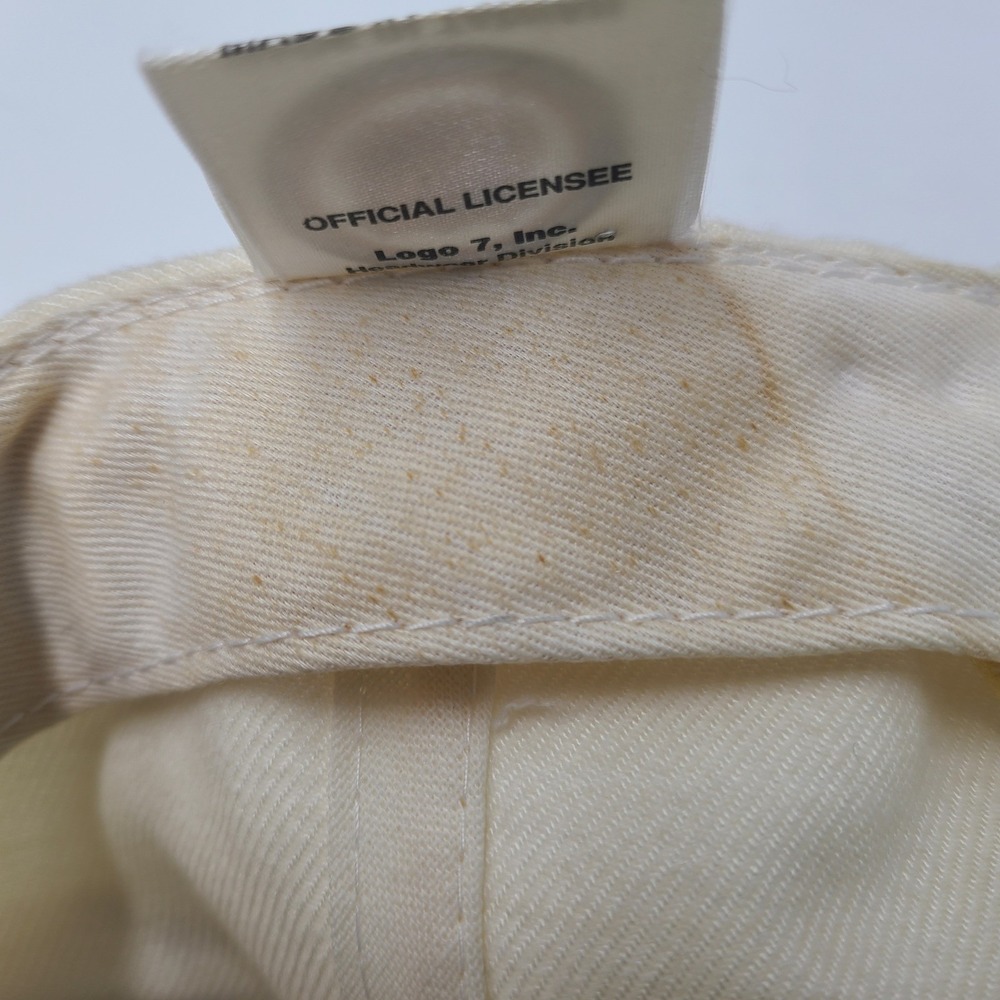 Vintage Anaheim Mighty Ducks Hat Snapback Logo Athletic Purple Cream Sharktooth - Picture 14 of 15